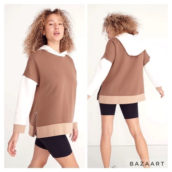 Madewell Tops - NWT Madewell MWL Betterterry Side-Zip Hoodie Sweatshirt Size XS NWT